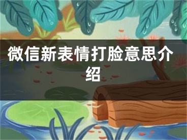 微信新表情打脸意思介绍