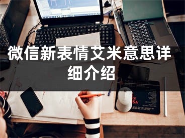 微信新表情艾米意思详细介绍