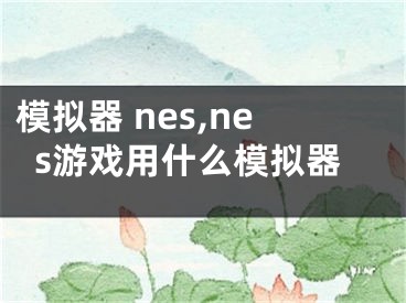 模拟器 nes,nes游戏用什么模拟器