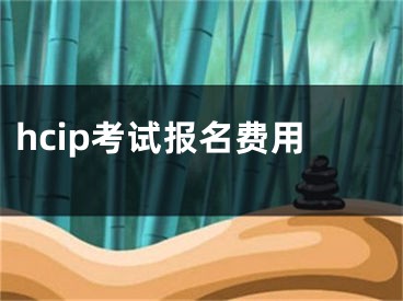 hcip考试报名费用