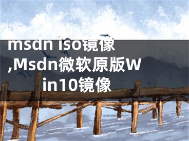 msdn iso镜像,Msdn微软原版Win10镜像