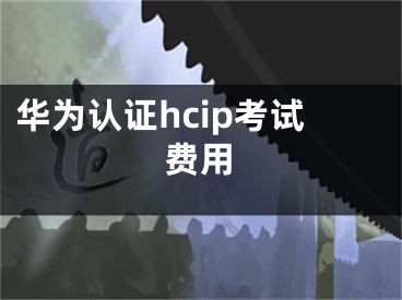 华为认证hcip考试费用