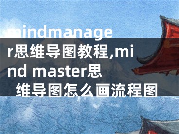 mindmanager思维导图教程,mind master思维导图怎么画流程图