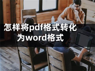 怎样将pdf格式转化为word格式