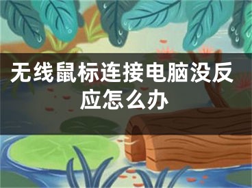 无线鼠标连接电脑没反应怎么办