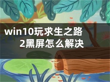 win10玩求生之路2黑屏怎么解决 