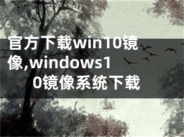 官方下载win10镜像,windows10镜像系统下载
