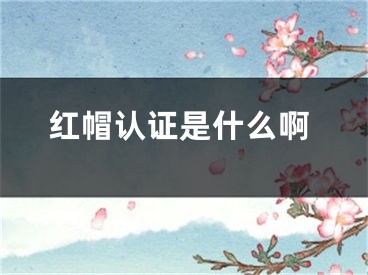 红帽认证是什么啊