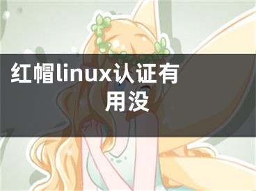 红帽linux认证有用没