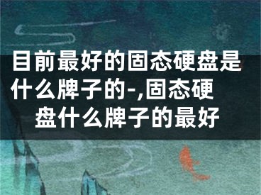 目前最好的固态硬盘是什么牌子的-,固态硬盘什么牌子的最好