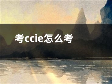 考ccie怎么考