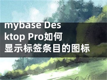 mybase Desktop Pro如何显示标签条目的图标 