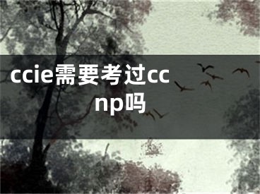 ccie需要考过ccnp吗