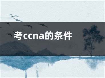 考ccna的条件