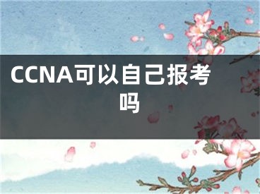 CCNA可以自己报考吗