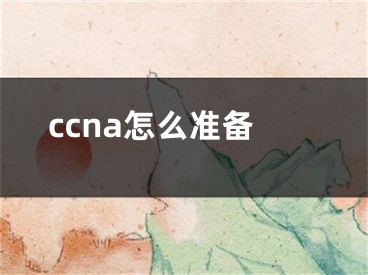 ccna怎么准备