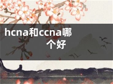 hcna和ccna哪个好