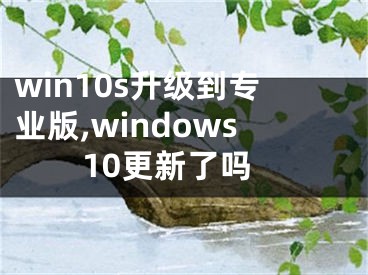 win10s升级到专业版,windows10更新了吗