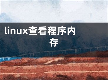 linux查看程序内存