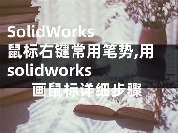 SolidWorks鼠标右键常用笔势,用solidworks画鼠标详细步骤