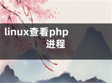 linux查看php进程