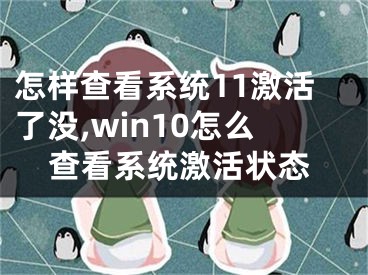 怎样查看系统11激活了没,win10怎么查看系统激活状态