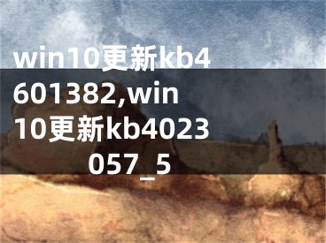 win10更新kb4601382,win10更新kb4023057_5