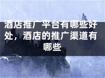 酒店推广平台有哪些好处，酒店的推广渠道有哪些