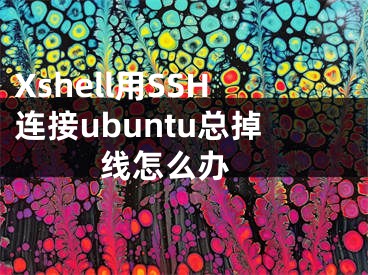 Xshell用SSH连接ubuntu总掉线怎么办 