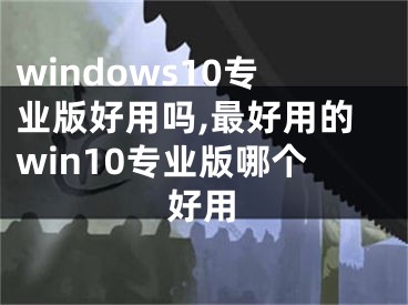 windows10专业版好用吗,最好用的win10专业版哪个好用