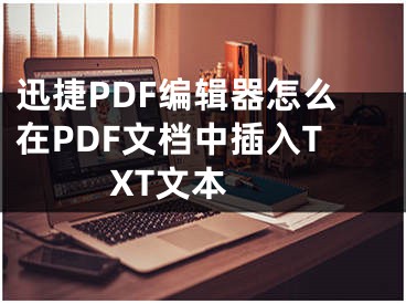 迅捷PDF编辑器怎么在PDF文档中插入TXT文本 