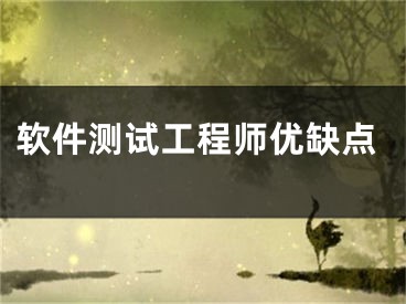 软件测试工程师优缺点