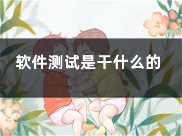 软件测试是干什么的