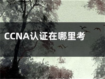 CCNA认证在哪里考