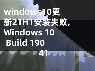 windows10更新21H1安装失败,Windows 10 Build 19041