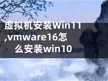 虚拟机安装Win11,vmware16怎么安装win10