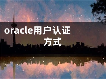 oracle用户认证方式