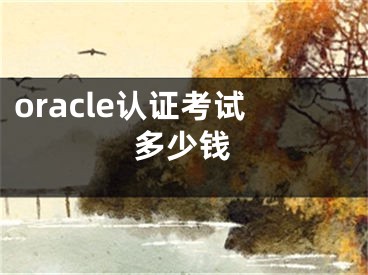 oracle认证考试多少钱 