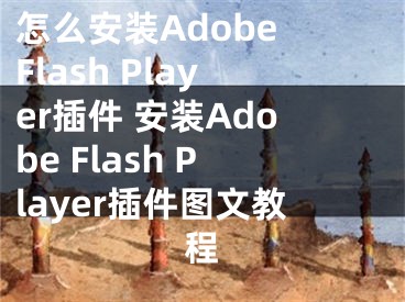 怎么安装Adobe Flash Player插件 安装Adobe Flash Player插件图文教程
