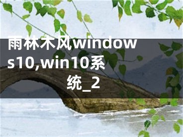 雨林木风windows10,win10系统_2