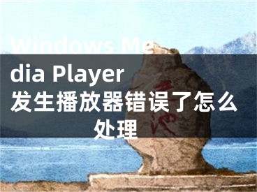 Windows Media Player发生播放器错误了怎么处理 