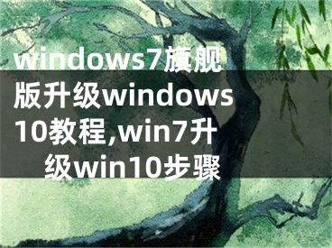 windows7旗舰版升级windows10教程,win7升级win10步骤