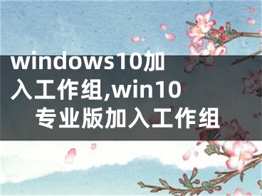windows10加入工作组,win10专业版加入工作组