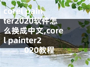 corel painter2020软件怎么换成中文,corel painter2020教程