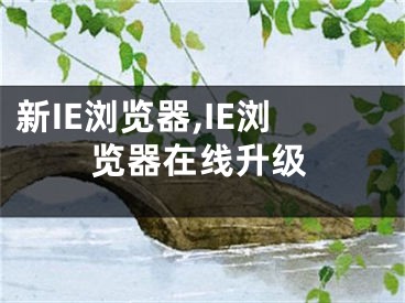 新IE浏览器,IE浏览器在线升级