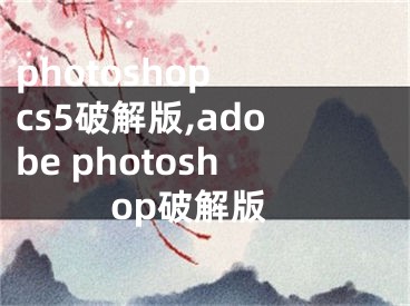 photoshop cs5破解版,adobe photoshop破解版