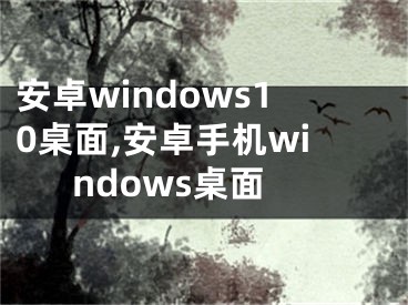 安卓windows10桌面,安卓手机windows桌面