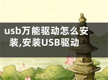 usb万能驱动怎么安装,安装USB驱动