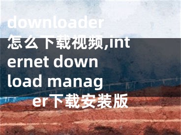 downloader怎么下载视频,internet download manager下载安装版
