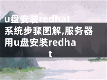 u盘安装redhat系统步骤图解,服务器用u盘安装redhat